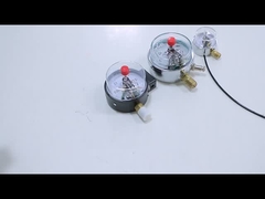 No + NO Casilla de acero negro 1.6MPa 100mm 380V Manómetro de contacto eléctrico manómetro de presión AC