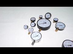 Manómetro de presión comercial general de agua de 100 mm Montado en el fondo