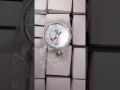 Medidor de presión del cilindro de gas de oxígeno médico de 50 mm con una precisión del 2,5%
