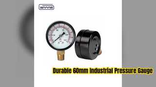 Manómetro de vacío industrial duradero de 60 mm