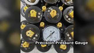 Manómetro Profesional De Acero Negro De 60 Mm