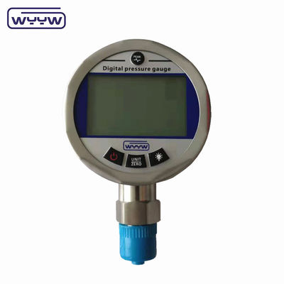 Precisión 0.2%Fs Bajo medidor de presión digital de agua hidráulico de 80 mm