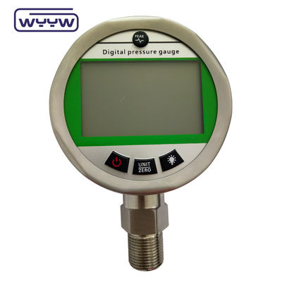 Precisión 0.2%Fs Bajo medidor de presión digital de agua hidráulico de 80 mm
