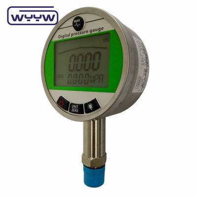 Panel de montaje medidor de presión digital de 60 mm con 4.5V de batería de alimentación