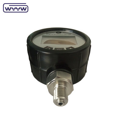 Manómetro de presión digital de acero inoxidable de 60 mm con pantalla LCD