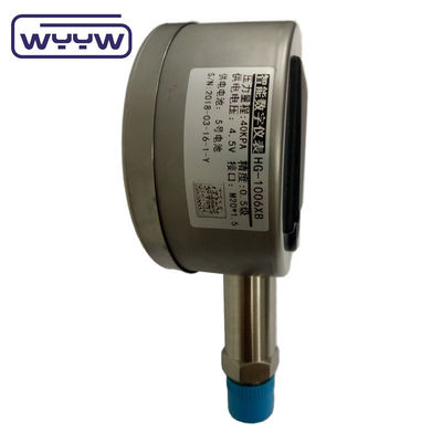 Medidor digital de presión de agua de acero inoxidable de alta precisión 100 mm Manómetro digital de agua