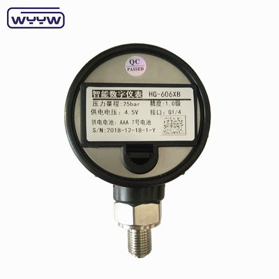 Medidor de presión digital montado en un panel de 60 mm con fuente de alimentación de batería de 4,5 V