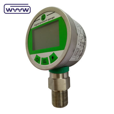 63 mm Mbar Bar Manómetro digital de presión del agua Montado en el fondo