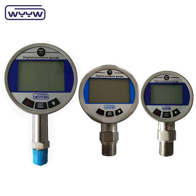 Manómetro digital de presión de gas de acero inoxidable 65 mm con pantalla LCD digital 4-5