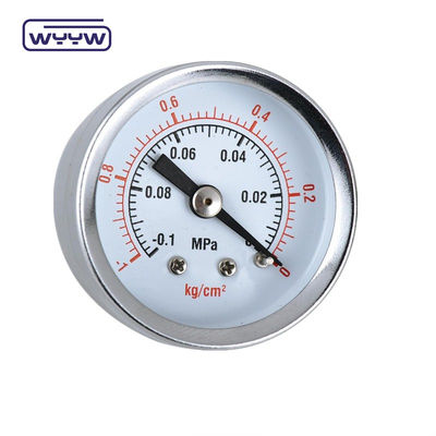 1/8&quot; NPT mini manómetro de presión compresor de aire manómetro de medida de vacío hidráulico