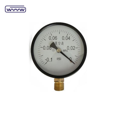 1.6%Fs -30inhg Medidor de presión al vacío -1-0 Mpa Manómetro de presión negativa de 100 mm