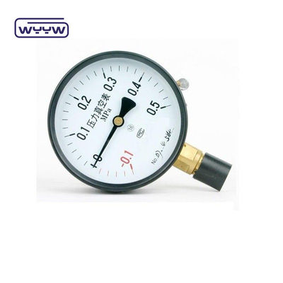1.6%Fs -30inhg Medidor de presión al vacío -1-0 Mpa Manómetro de presión negativa de 100 mm