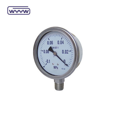 Instrumentos de medición de presión de vacío de 100 mm OEM ODM OBM personalizado