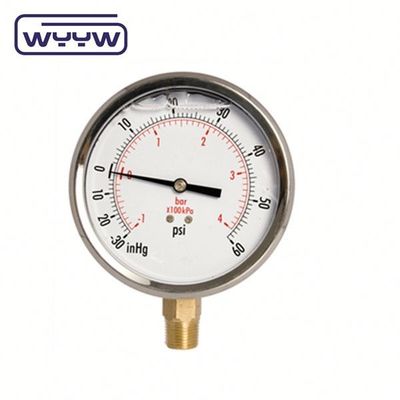 Medidor de presión digital de vacío de 0 a 100 Mbar Medidor de presión de aceite y agua