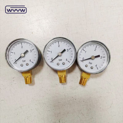 Medidor de presión de gas comprimido de plástico de 40 mm