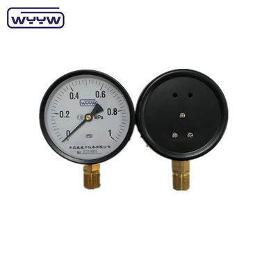 Bajo 1/2 &quot;bsp CE 100 mm generalmente disponible OEM medidor de presión calibrado