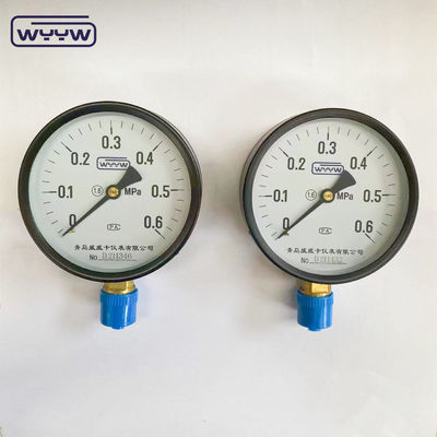 Bajo 1/2 &quot;bsp CE 100 mm generalmente disponible OEM medidor de presión calibrado