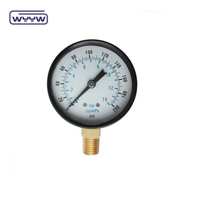 Se utiliza para medir instrumentos de 60 mm económico 0-10bar aire medidor de presión atmosférica