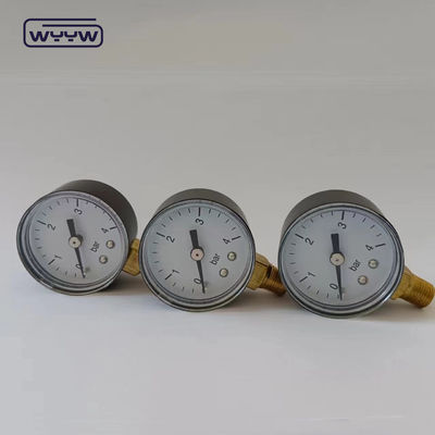 1.5 pulgadas 40 mm manómetro de alta calidad manómetro de presión barata conexión de fondo manómetro fábrica venta directa