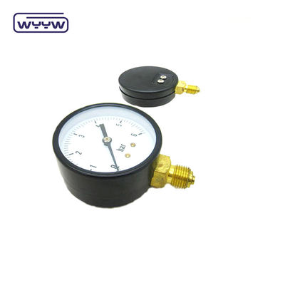 buen precio caja de acero negro tubo de borrón medidor de presión de 100 mm ms caja de hilo de latón M20x1.5 o 1/2 &quot;BSP