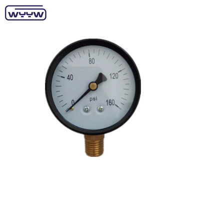 medidor de presión para el filtro de piscina 2&quot; Dial, 0-60 Psi, montaje inferior 1/4&quot; hilo de tubería
