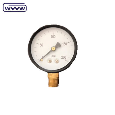 medidor de presión para el filtro de piscina 2&quot; Dial, 0-60 Psi, montaje inferior 1/4&quot; hilo de tubería