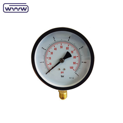 Fabrica Y-150 medidor de presión de prueba de gas natural analógico 6 pulgadas 150mm 0-1MPa 0-150psi manómetro de nitrógeno