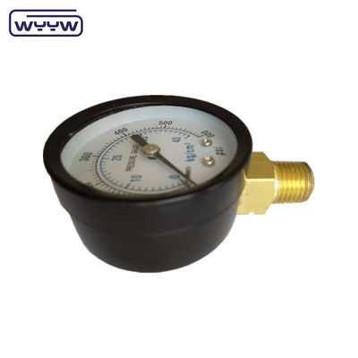 China fábrica manómetro barra psi 60mm manómetro de prueba de presión de agua