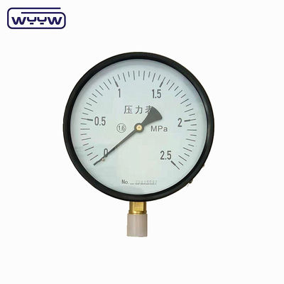Hecho en China precio de fábrica de alta precisión 6 pulgadas conexión de fondo 150mm medidores de presión probador