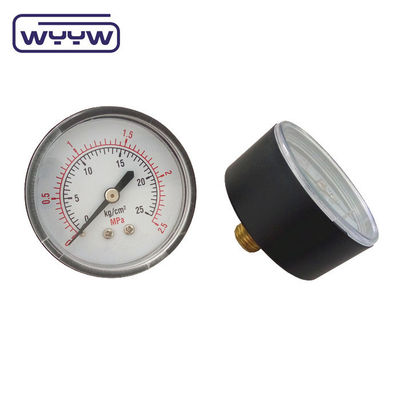 China manómetro de presión precio de fábrica 1,5&quot; 40mm 0-3.5bar manómetro de gas axial de plástico