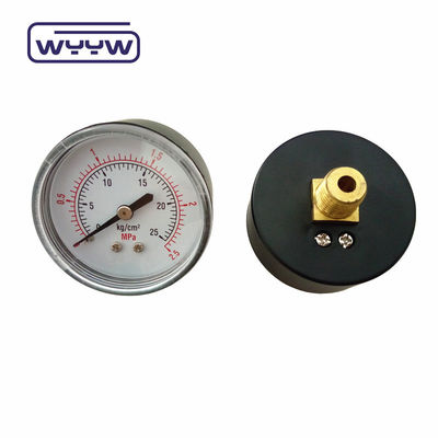 China manómetro de presión precio de fábrica 1,5&quot; 40mm 0-3.5bar manómetro de gas axial de plástico