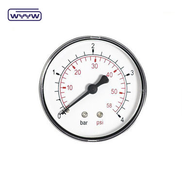 China manómetro de presión precio de fábrica 1,5&quot; 40mm 0-3.5bar manómetro de gas axial de plástico