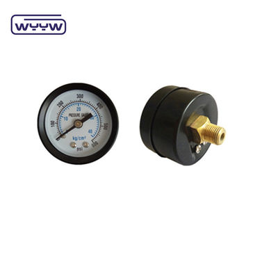 Instalación trasera axial OEM disponible bar psi manómetro de doble escala 2&quot; medidor de presión de suspensión de aire de 50 mm