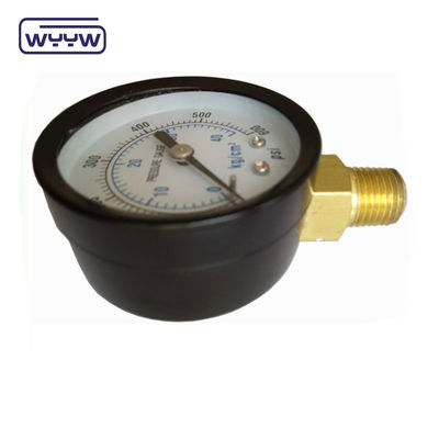 montado trasero personalizable de 150 psi de venta caliente 60mm manómetro general M12X1.5 medidor de presión de aire de 10 bares