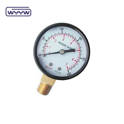 montado trasero personalizable de 150 psi de venta caliente 60mm manómetro general M12X1.5 medidor de presión de aire de 10 bares
