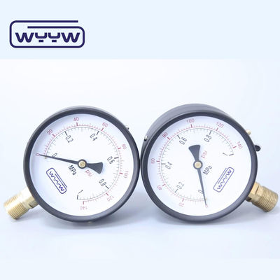 precio de ensayo de aire y agua del manómetro de 100 mm