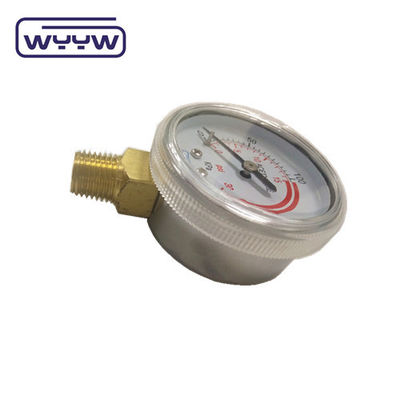 2&quot; Manómetro de presión de gas general Montado en la parte inferior 50 mm Dial