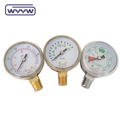2&quot; Manómetro de presión de gas general Montado en la parte inferior 50 mm Dial