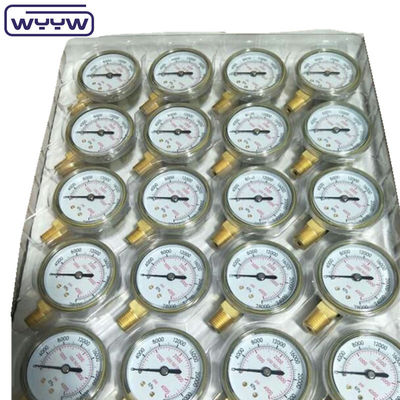 Alta calidad con un precio competitivo CE EN837-1 aire de agua 1psi (0 - 600 Psi) Npt 1/4 Oil Water Pressure Gauge