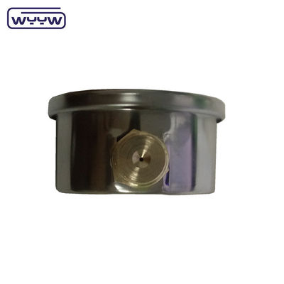 -30inHg Vacuo Compuesto Medidor de aceite de llenado de conexión de fondo 1/4&quot; Bsp 2&quot; medidor de presión