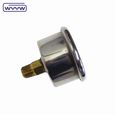 40 mm de cinturón atrás OEM 1/4 &quot;bsp npt 1,5 pulgadas cara medidor de presión lleno de glicerina