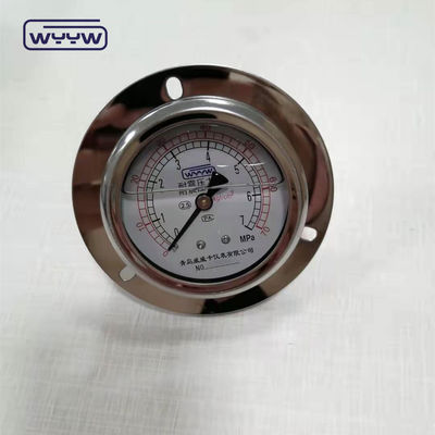 2.5 pulgadas panel de conexión tipo brida de 100bar psi Parte del motor diesel China medidor de presión de la mina