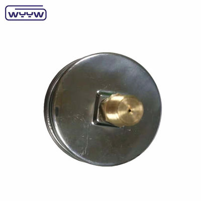 63mm EN837-1 agua hidráulica 0-10bar /psi aceite de entrada axial glicerina medidor de presión lleno de 2,5" manómetro