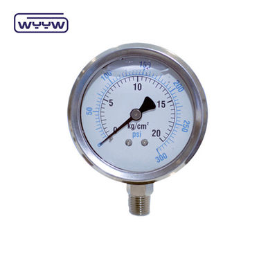 1/8&quot; Medidor de presión de conexión inferior NPT 1,5&quot; Medidor de prueba de presión de aceite de 40 mm