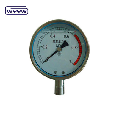 1/8&quot; Medidor de presión de conexión inferior NPT 1,5&quot; Medidor de prueba de presión de aceite de 40 mm