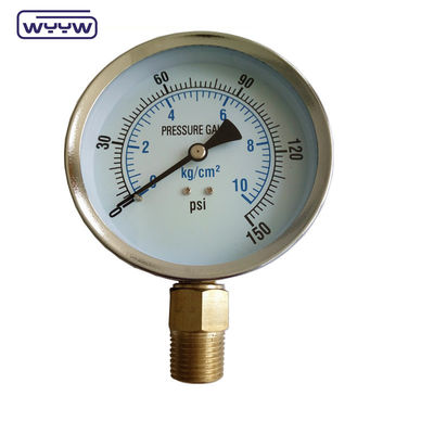 Conector hidráulico de 4&quot; G12/2&quot; bar psi con manómetro