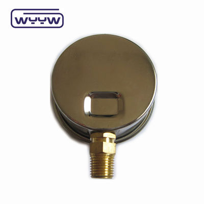 2.5&quot; Manómetro de presión antivibración montado en el fondo