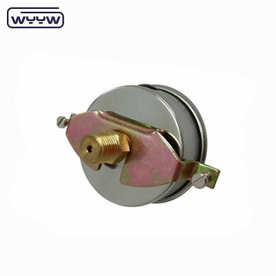 Tanque de agua 60 mm medidor de presión de aceite U-clampada con caja de acero inoxidable
