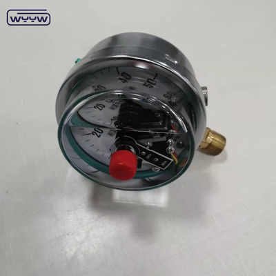60MPa Silicón lleno 380V Medidor de presión eléctrica de contacto Resistente a los golpes