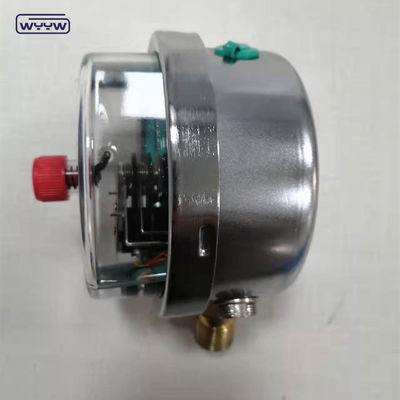 60MPa Silicón lleno 380V Medidor de presión eléctrica de contacto Resistente a los golpes